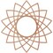 Ekena Millwork Eleanor Wood Fretwork Pierced Ceiling Medallion, Cherry, 28"OD x 10 3/4"ID x 3/8"T CMWP28X28X0375EACH - alternate 2